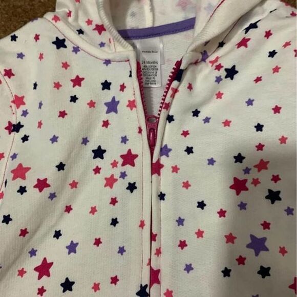 NWT Cuddle Bear 24m Girls Jacket Stars - Picture 2 of 4